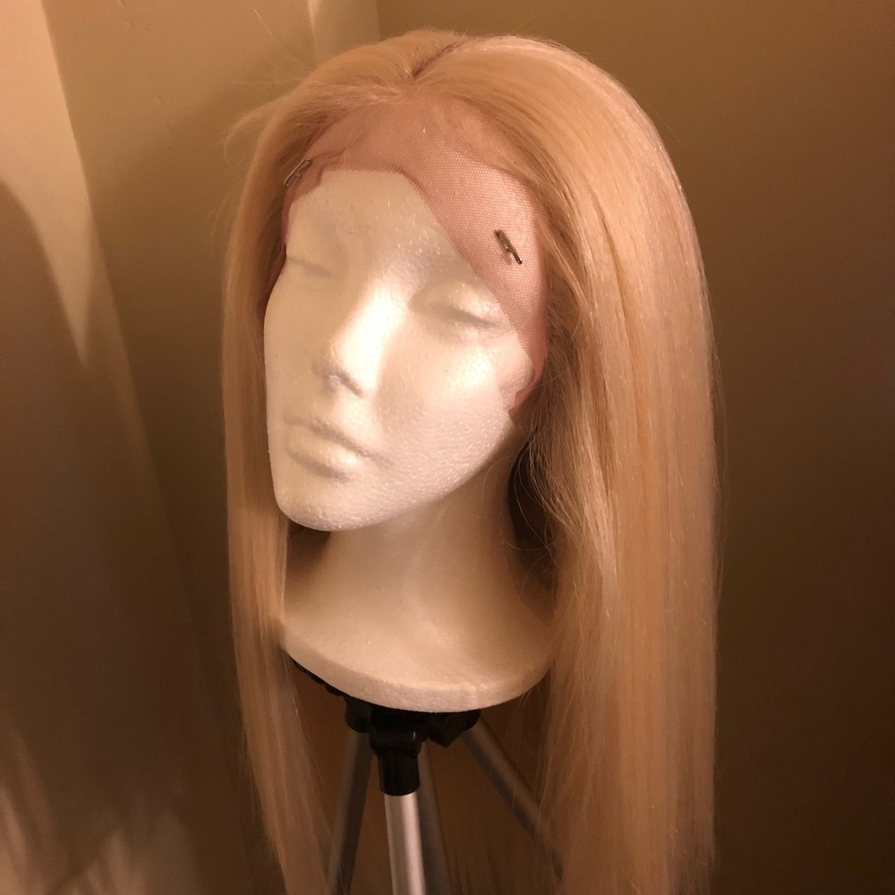 Blonde 613 lace front wig